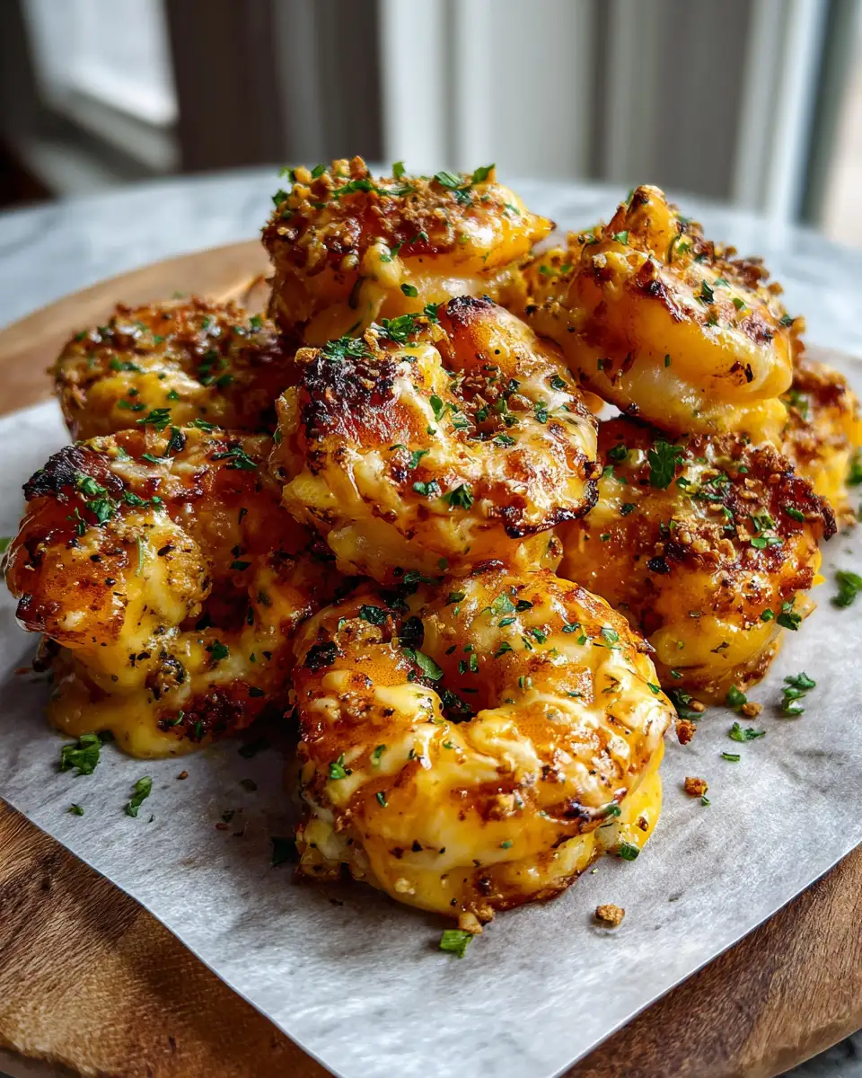 Explode Your Taste Buds with Irresistible Cheesy Shrimp Bombs - Featured Image