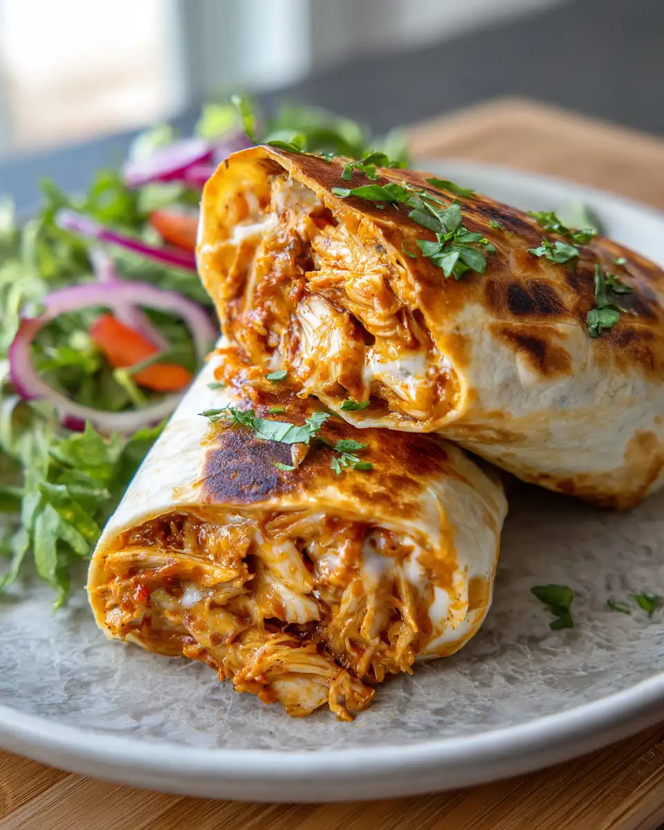 Final dish - Sizzling BBQ Ranch Chicken Wraps to Spice Up Your Meal Game
