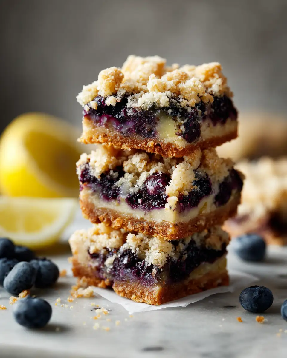 Bursting with Flavor: Blueberry Lemon Crumb Bars Delight - Featured Image