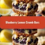 Bursting with Flavor: Blueberry Lemon Crumb Bars Delight