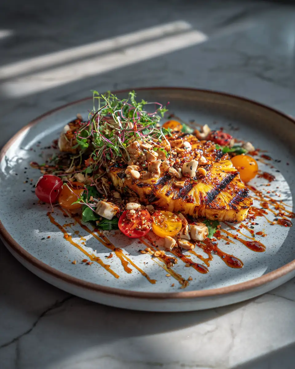 Sweet & Smoky Sensation: Brown Sugar Grilled Pineapple Delight - Featured Image