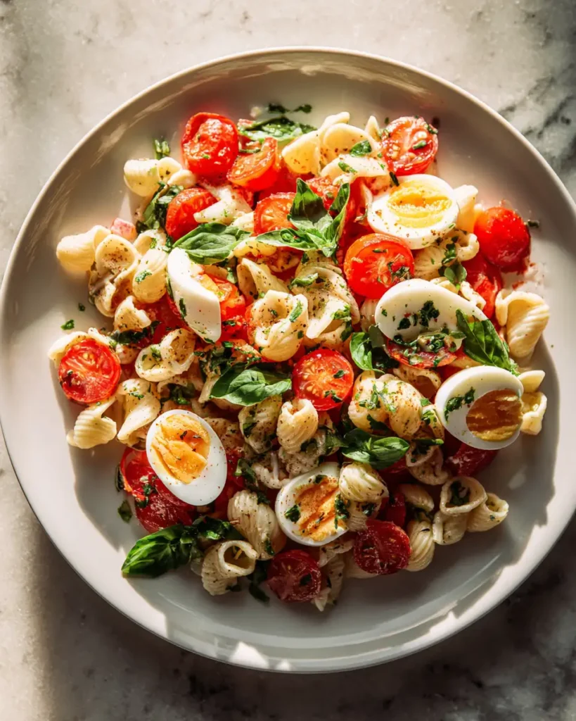 Summer's Bounty: A Refreshing Caprese Pasta Salad Delight - Featured Image
