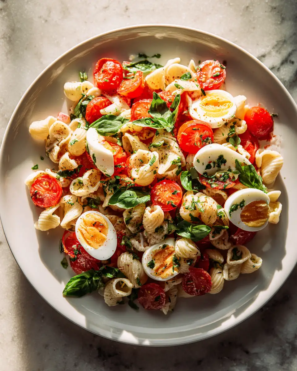 Summer's Bounty: A Refreshing Caprese Pasta Salad Delight - Featured Image
