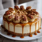 Indulge in Decadence: Caramel Pecan Cream Cheese Cake Delight - Featured Image