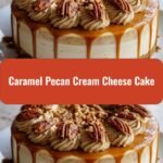 Indulge in Decadence: Caramel Pecan Cream Cheese Cake Delight