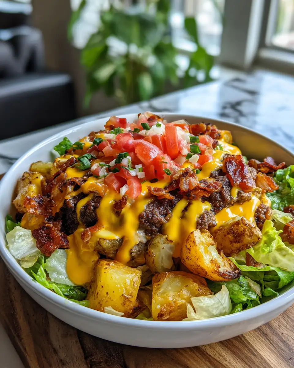 Loaded Comfort: The Ultimate Cheeseburger Potato Bowl Experience - Featured Image