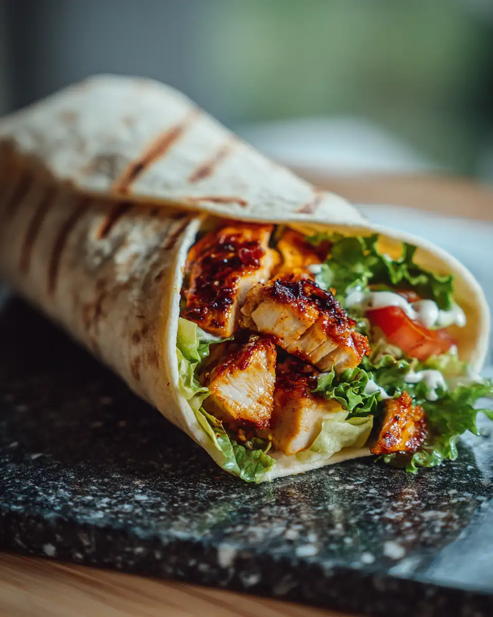 Final dish - Sizzling Chipotle Chicken Wraps That Ignite Your Taste Buds