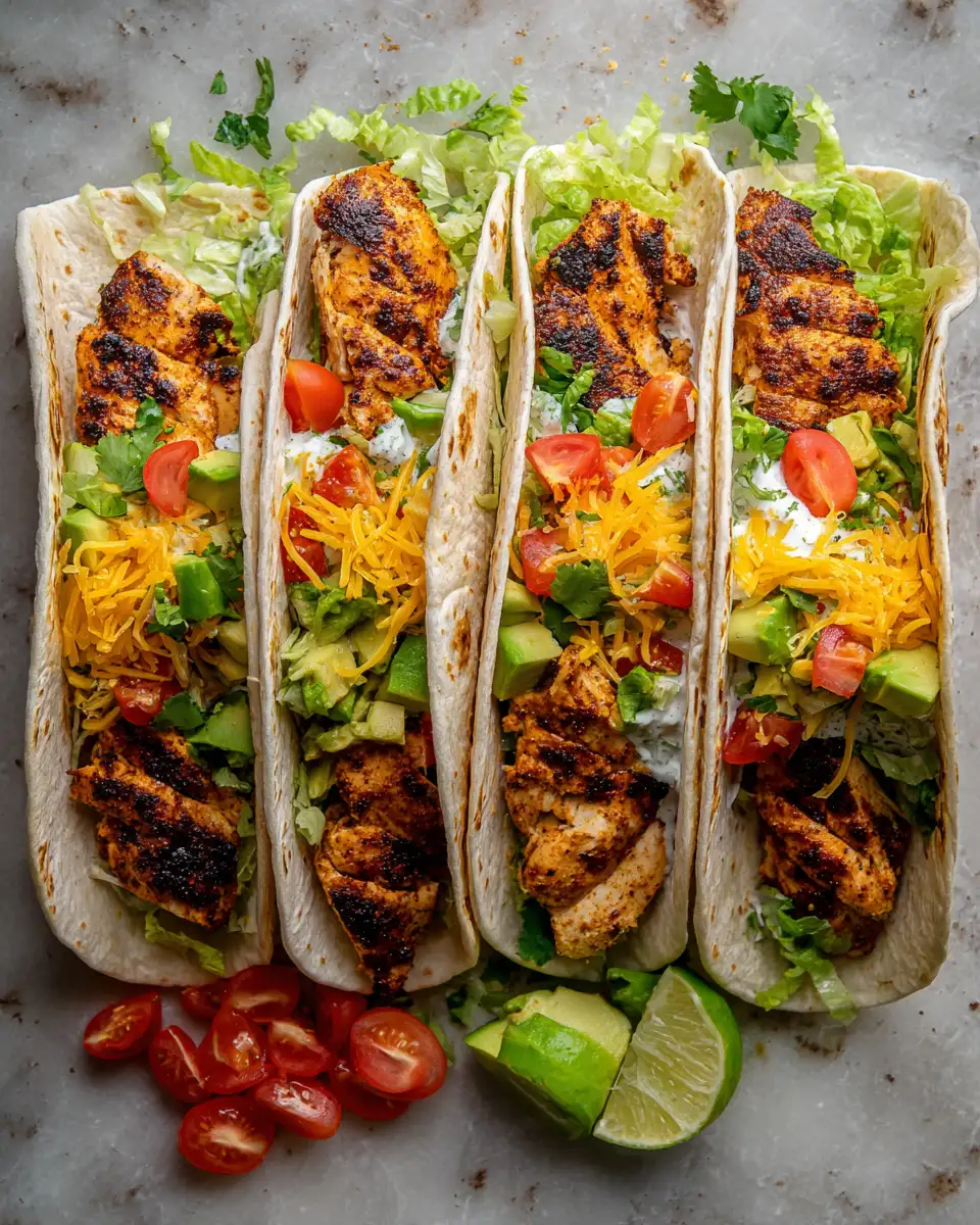 Ingredients for Sizzling Chipotle Chicken Wraps That Ignite Your Taste Buds