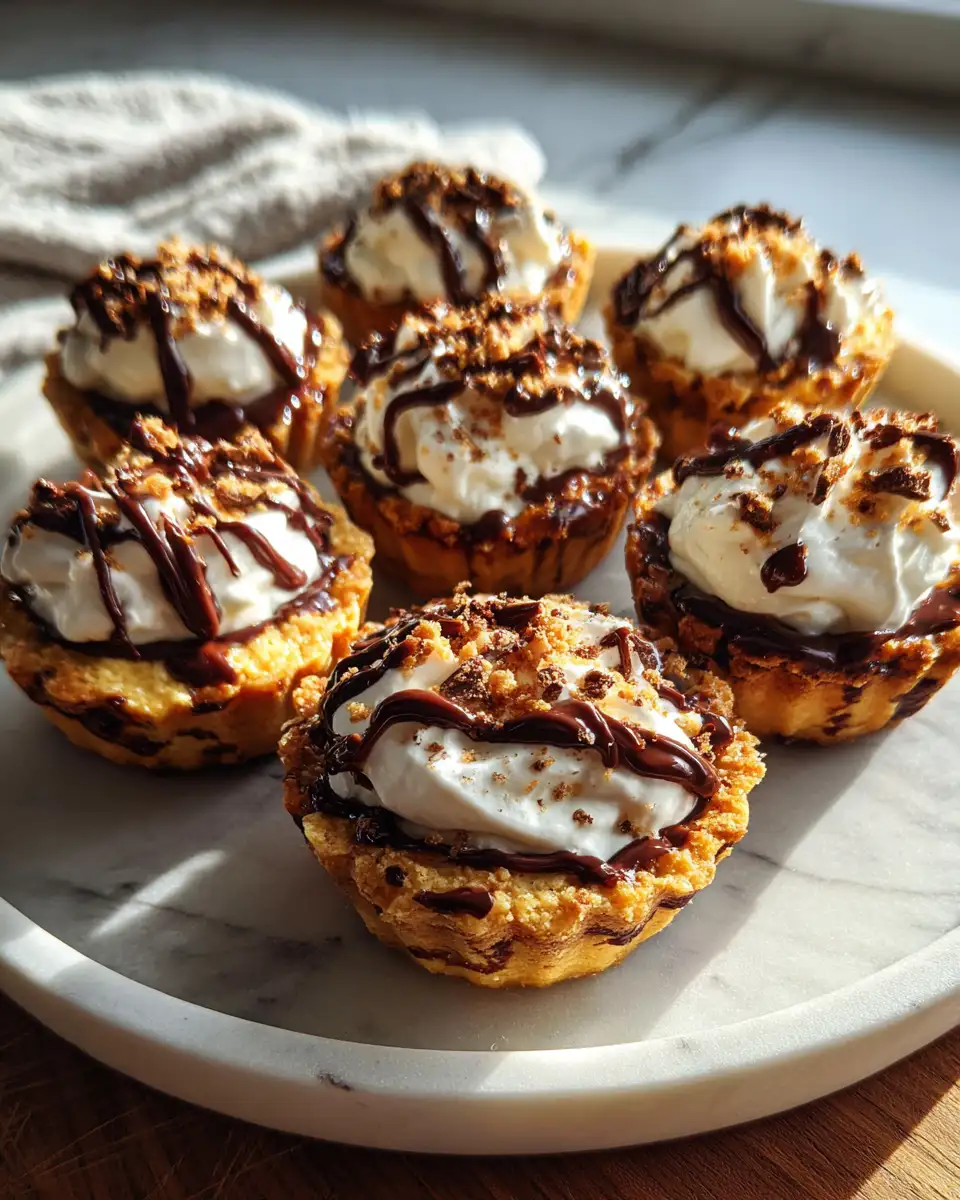 Final dish - Heaven in a Bite Cream-Filled Cookie Cups Delight