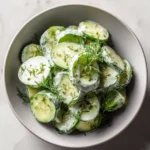 Refresh Your Palate with Creamy Dill Cucumber Salad Delight - Featured Image