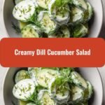 Refresh Your Palate with Creamy Dill Cucumber Salad Delight