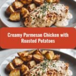 Irresistible Creamy Parmesan Chicken Paired with Perfectly Roasted Potatoes
