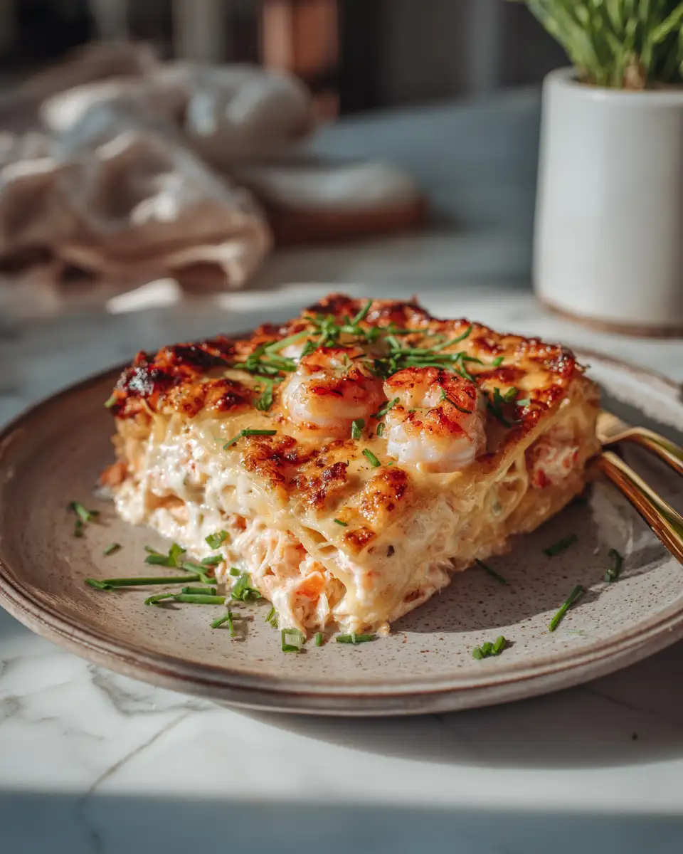 Dive into Decadence with Creamy Shrimp & Crab Lasagna - Featured Image
