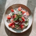 Refreshing Summer Delight: Creamy Watermelon Salad - Featured Image