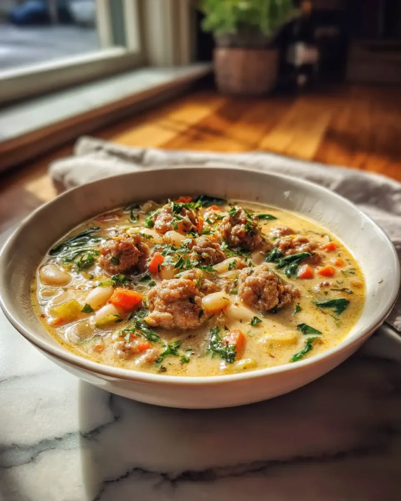 Comfort in a Bowl: Creamy White Bean Soup with Sausage - Featured Image