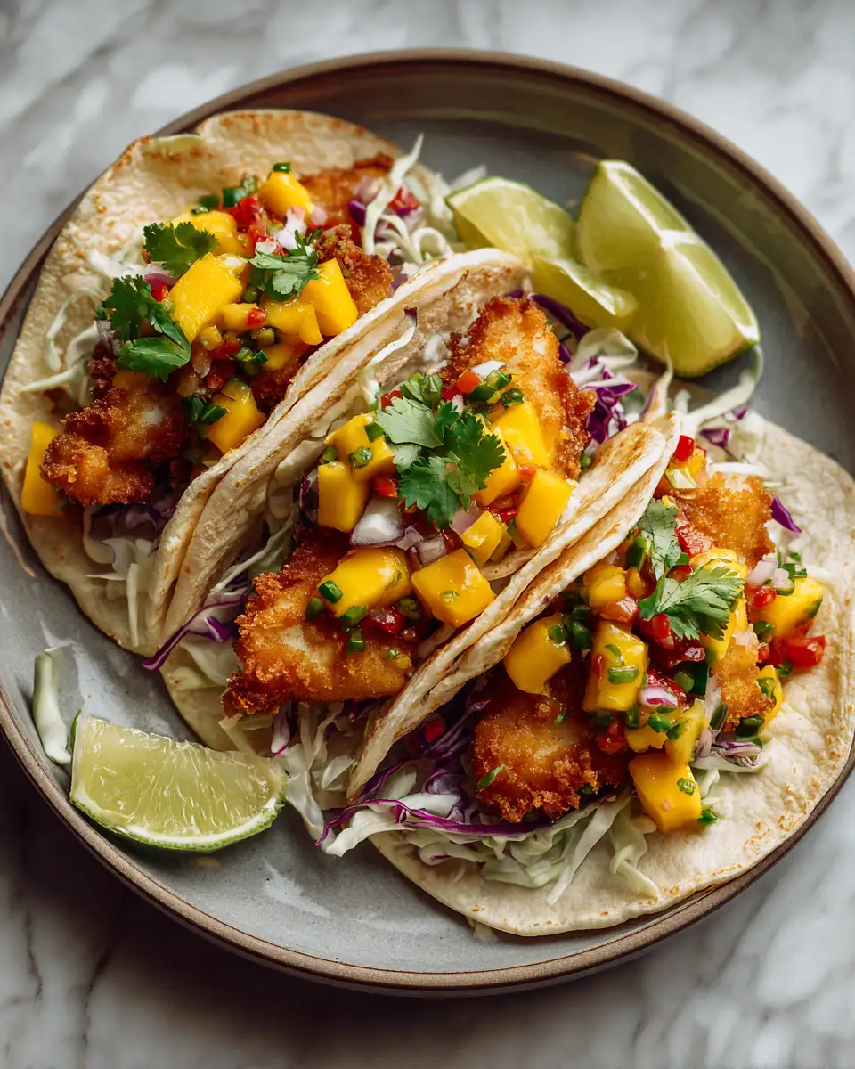 Dive into Flavor: Crispy Fish Tacos with Mango Salsa Delight - Featured Image