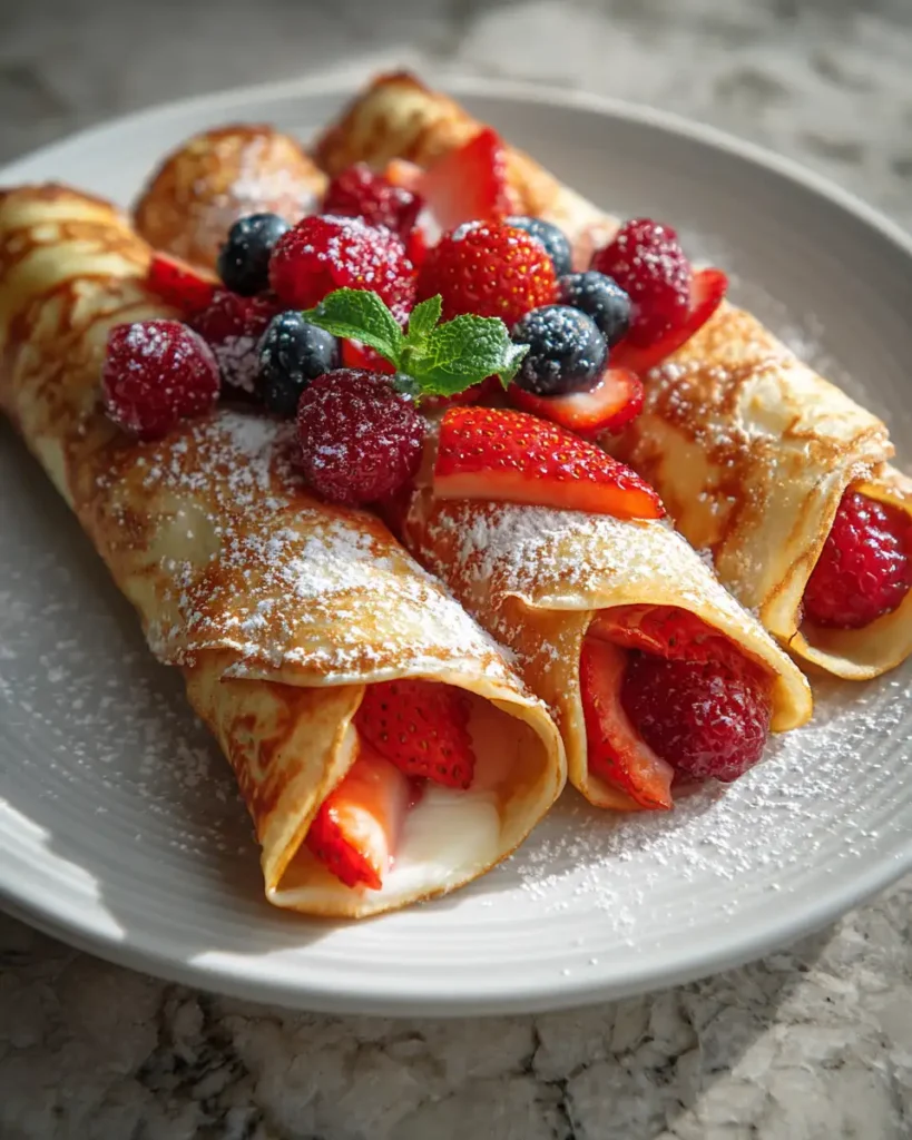 Delight in Every Bite: Discover the Magic of Fresh Fruit Crepe Rolls - Featured Image