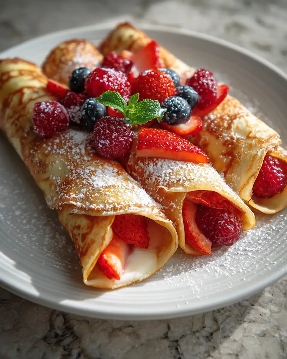 Delight in Every Bite: Discover the Magic of Fresh Fruit Crepe Rolls - Featured Image