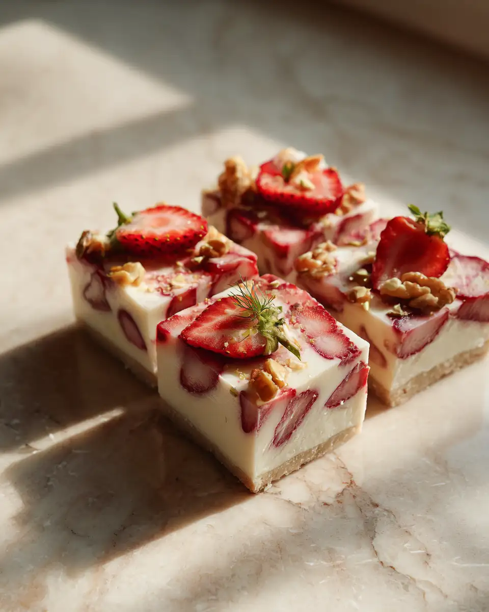 Final dish - Chill Out with Irresistible Frozen Strawberry Yogurt Bites
