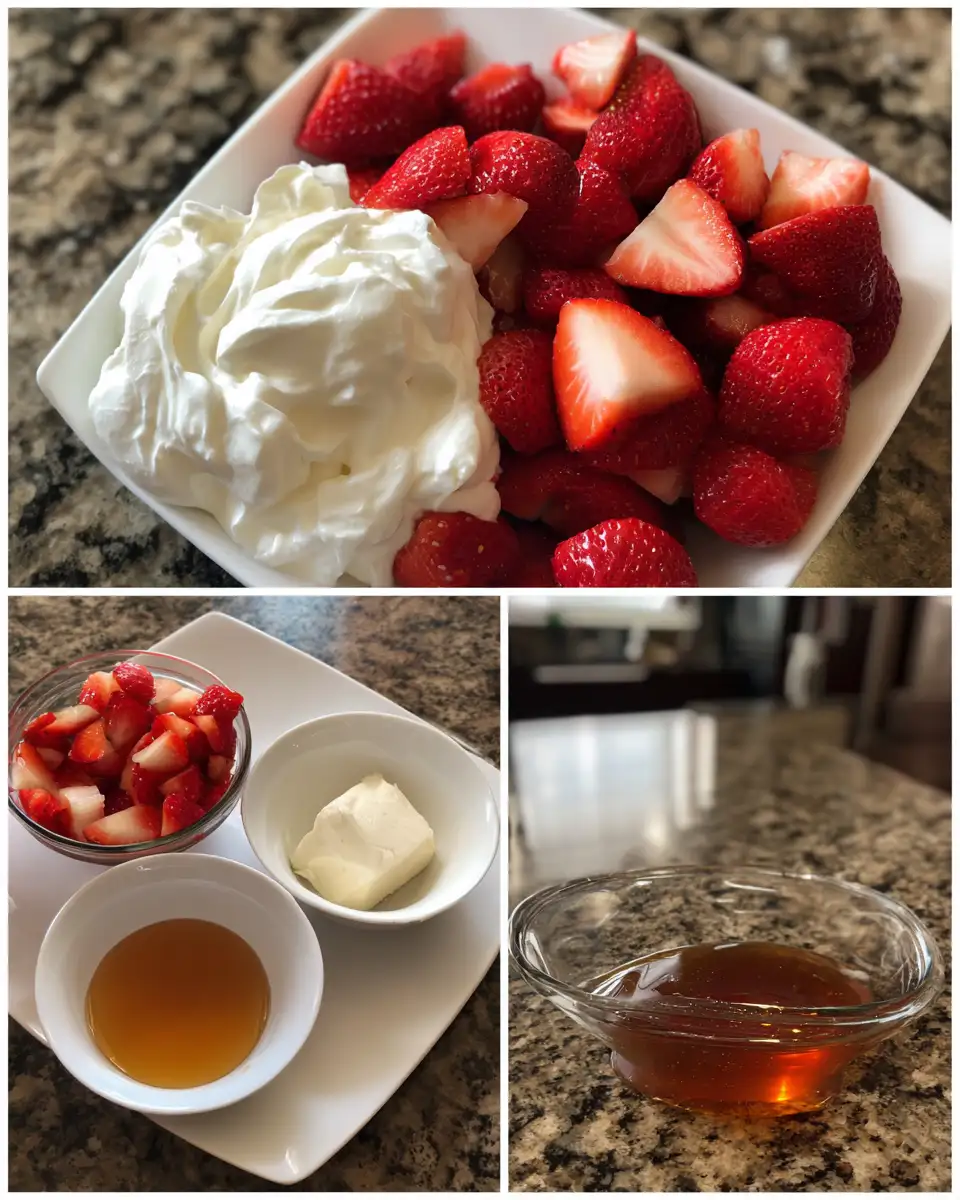Ingredients for Chill Out with Irresistible Frozen Strawberry Yogurt Bites