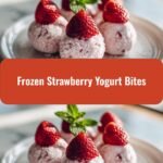Chill Out with Irresistible Frozen Strawberry Yogurt Bites