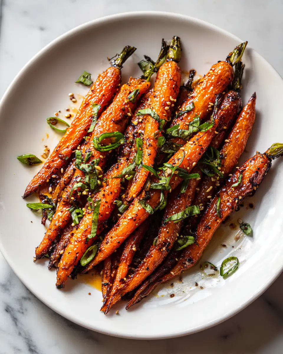 Final dish - Spice Up Your Side Dish with Gochujang Roasted Carrots