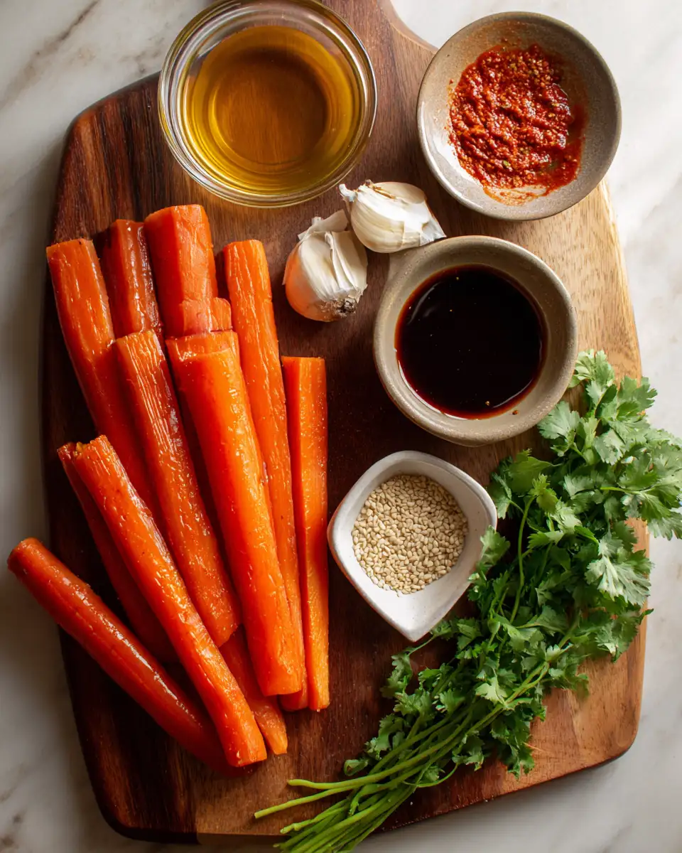 Ingredients for Spice Up Your Side Dish with Gochujang Roasted Carrots