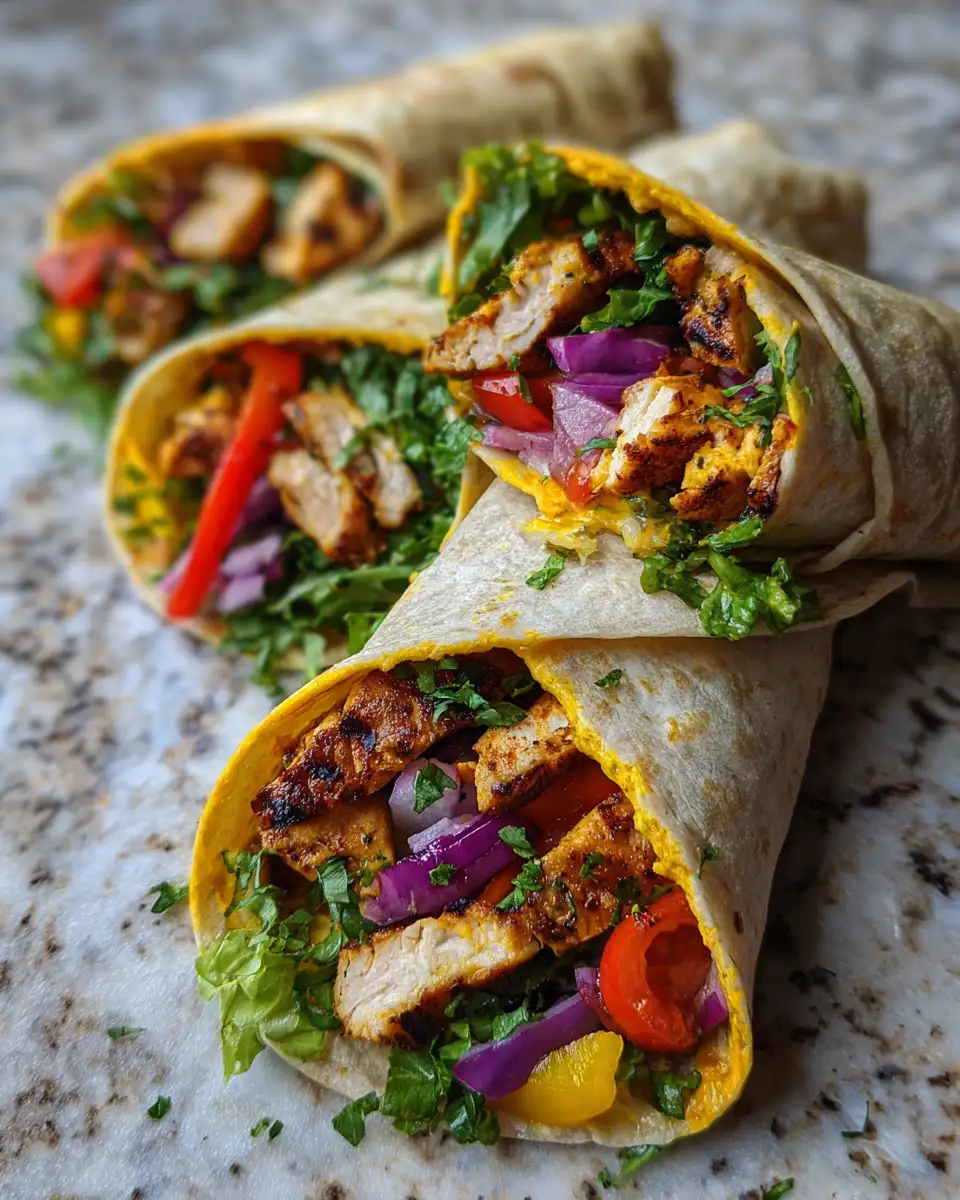 Final dish - Sizzling Grilled Chicken Wraps That Will Spice Up Your Lunch Routine