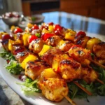 Sizzling Summer Nights with Grilled Honey Garlic Chicken Skewers - Featured Image