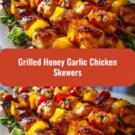 Sizzling Summer Nights with Grilled Honey Garlic Chicken Skewers