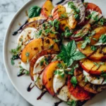 Savor Summer with a Grilled Peach Caprese Salad Sensation - Featured Image