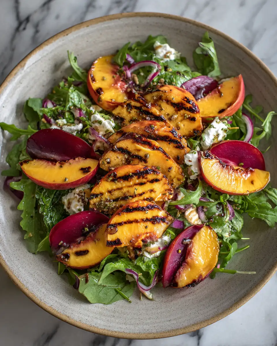 Sizzle and Sweetness Unite in Our Ultimate Grilled Peach Salad - Featured Image