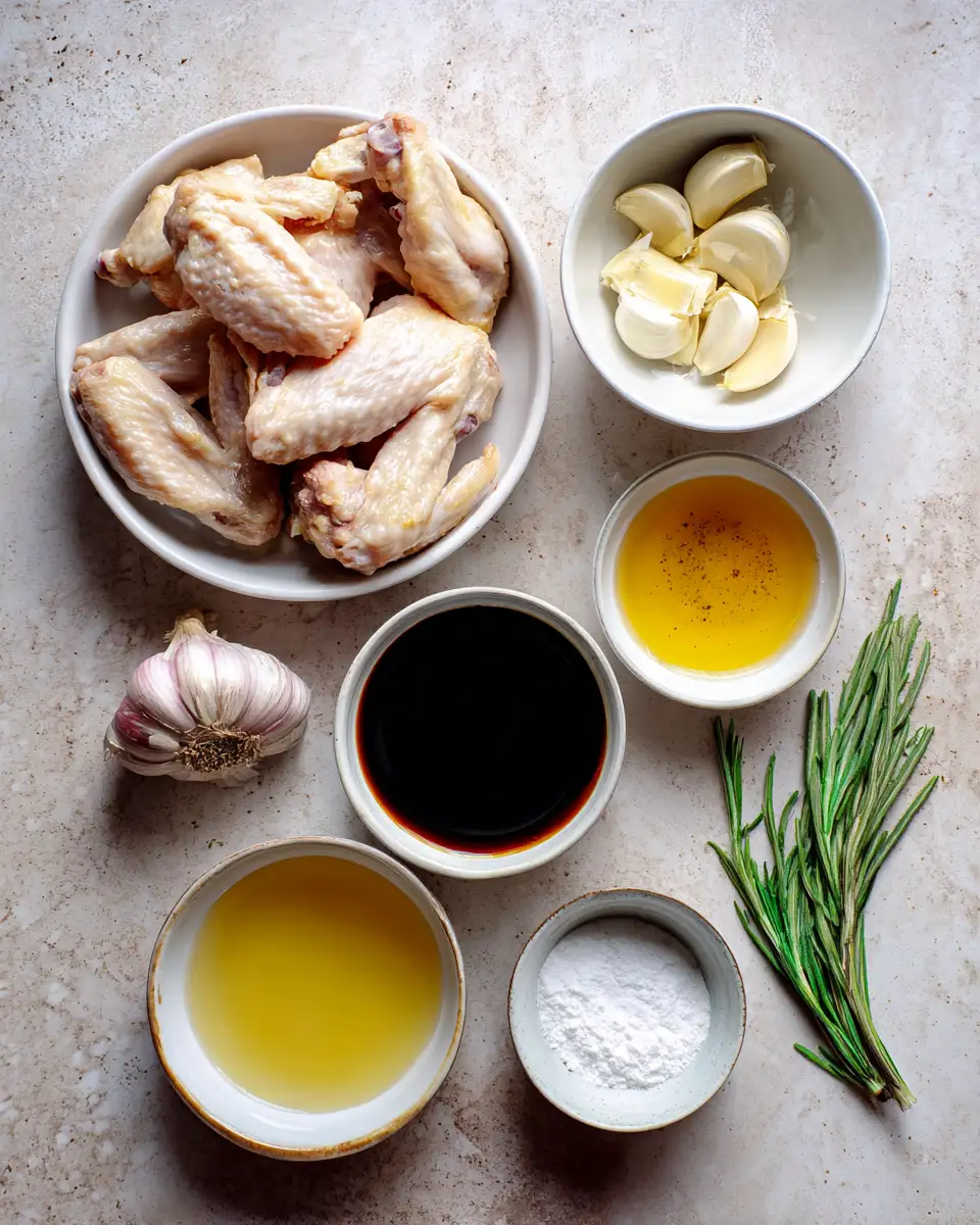 Ingredients for Irresistible Honey Garlic Chicken Wings That Will Make Your Taste Buds Sing