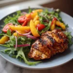 Sweet Summer Delight: Honey Mustard Chicken with Peach Salad - Featured Image