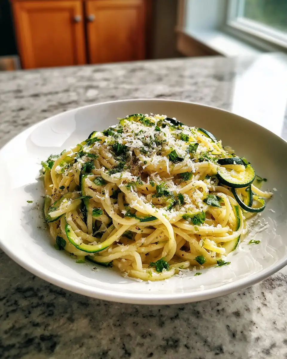 Zesty Lemon Parmesan Zucchini Pasta: A Fresh Twist on a Classic - Featured Image