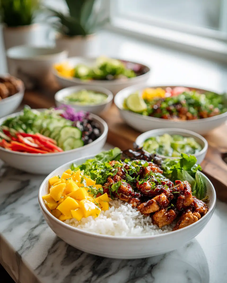 Tropical Delight: Savor the Flavor of Mango Chicken Rice Bowls - Featured Image