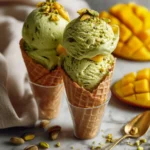 Tropical Bliss: Dive into the Creamy Delight of Mango Pistachio Ice Cream - Featured Image
