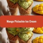 Tropical Bliss: Dive into the Creamy Delight of Mango Pistachio Ice Cream