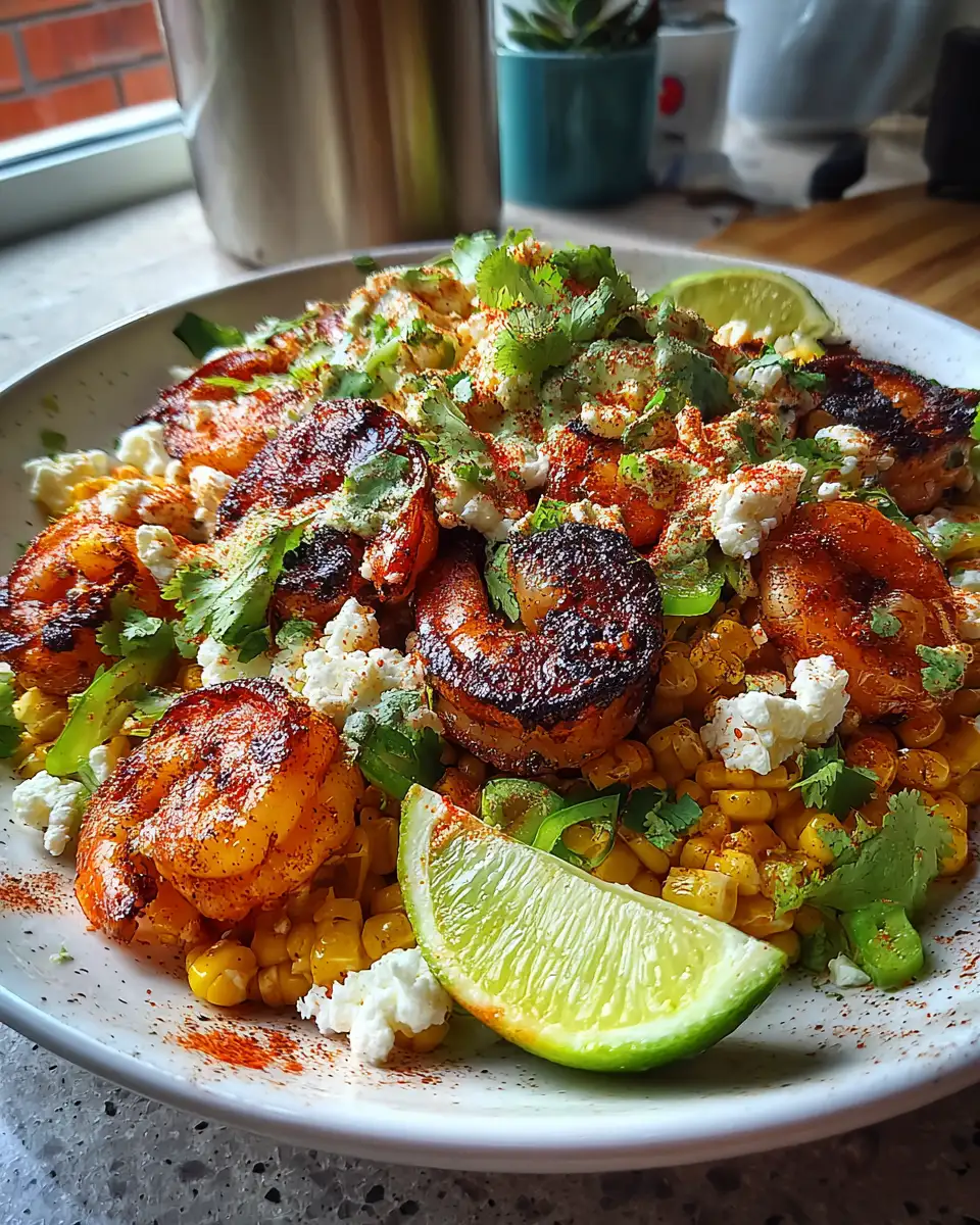 Savor the Flavor Fiesta: Mexican Street Corn and Shrimp Delight - Featured Image