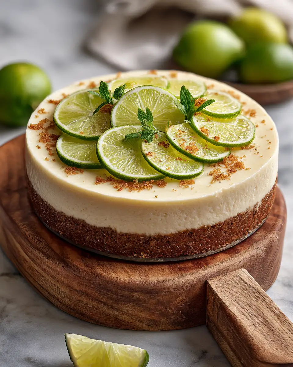 Final dish - Sweet and Tangy Delight: No-Bake Key Lime Cheesecake Magic