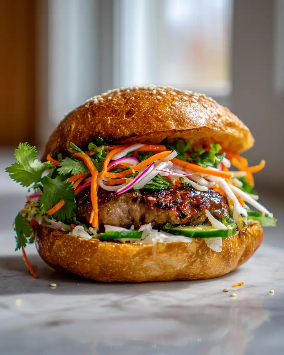 Bite Into Fusion Flavor: The Ultimate Pork Banh Mi Burger Experience - Featured Image