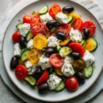 Savourez l'Authentique : Salade Grecque Fraîche avec Mozzarella et Olives - Featured Image