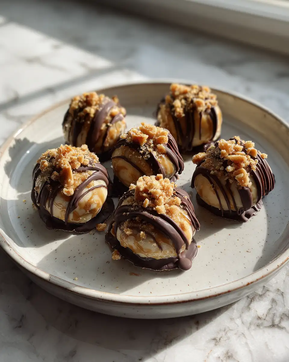 Final dish - Decadent Delights: Salted Caramel Cheesecake Truffles to Satisfy Your Sweet Tooth