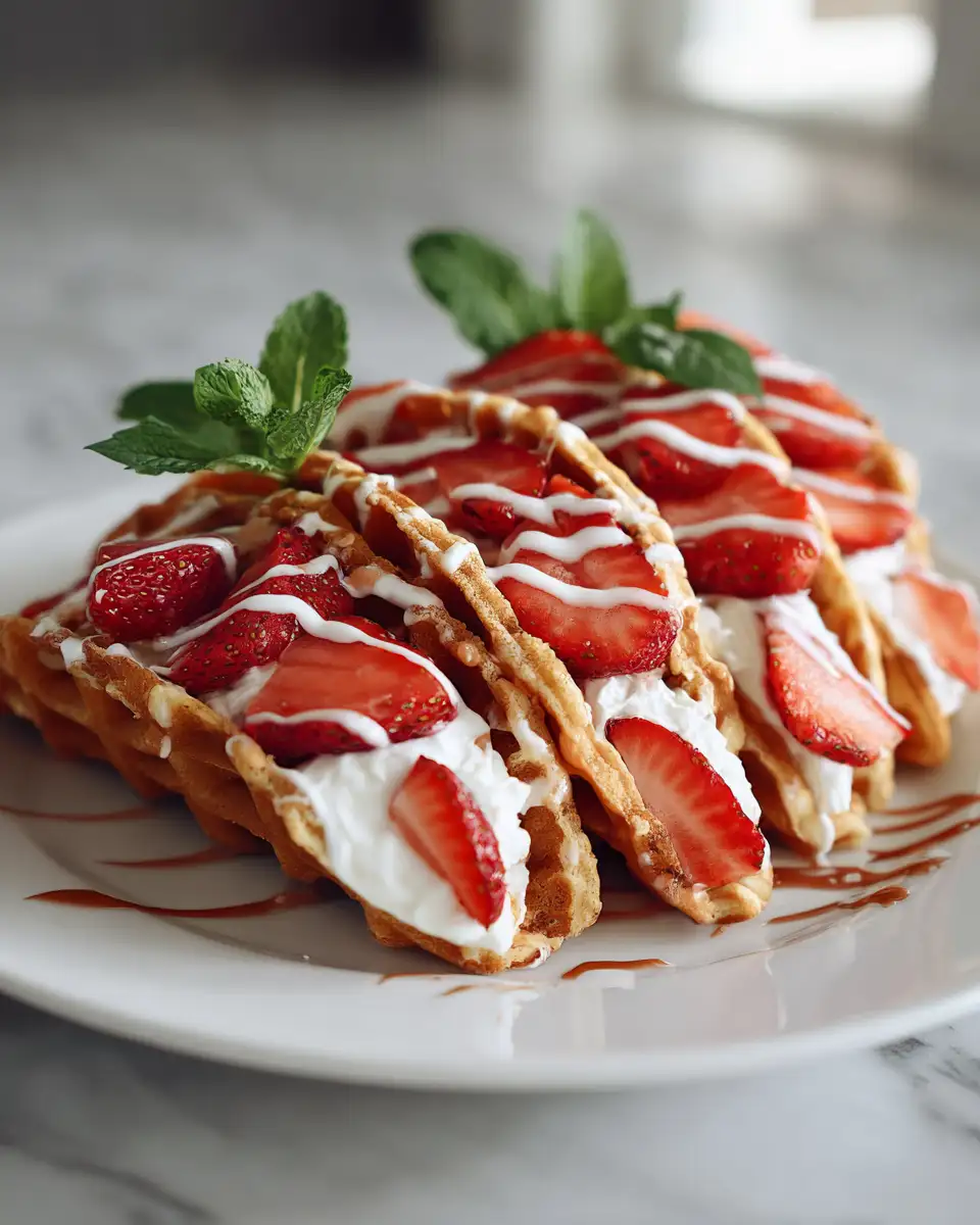 Sweet Twist on Breakfast Bliss Strawberry Waffle Tacos Unveiled - Featured Image