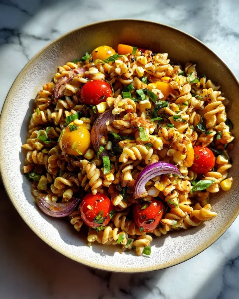 Zesty Street Corn Pasta Salad: A Flavor Fiesta in Every Bite - Featured Image