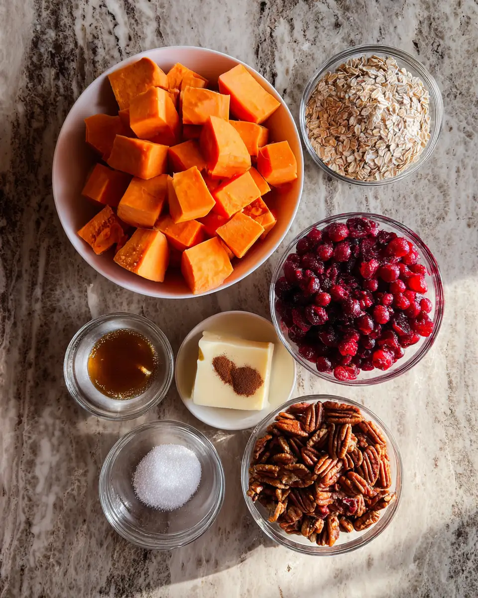 Ingredients for Cranberry Bliss: Elevate Your Sweet Potato Casserole Game