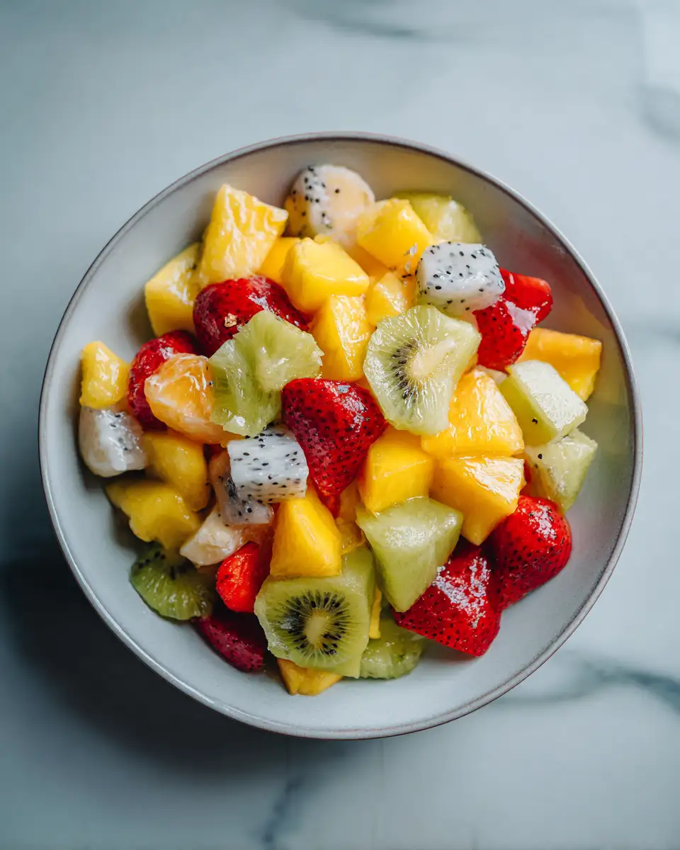 Final dish - Taste the Tropics: A Refreshing Tropical Fruit Salad Adventure
