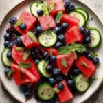 Refreshing Summer Delight: Watermelon Blueberry Salad Extravaganza - Featured Image