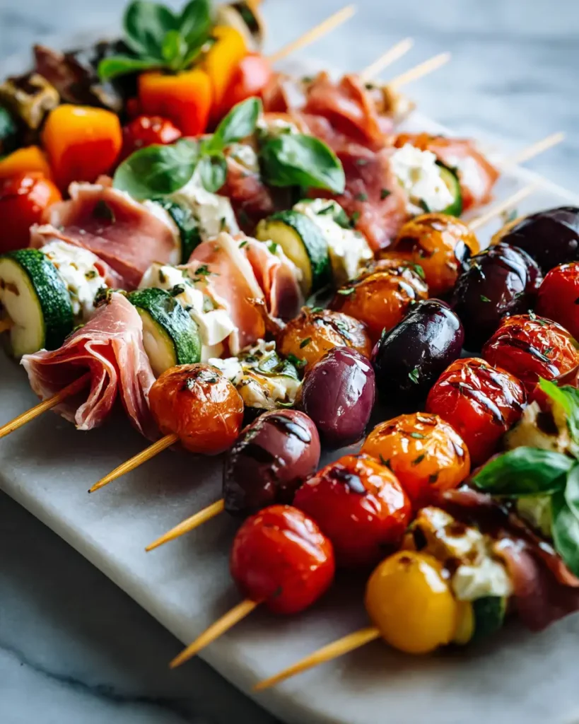 Delight Your Taste Buds with Irresistible Antipasto Skewers - Featured Image
