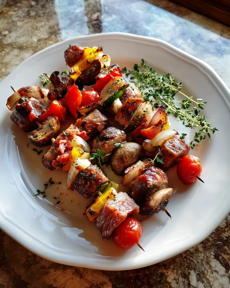 Final dish - Delight Your Taste Buds with Irresistible Antipasto Skewers
